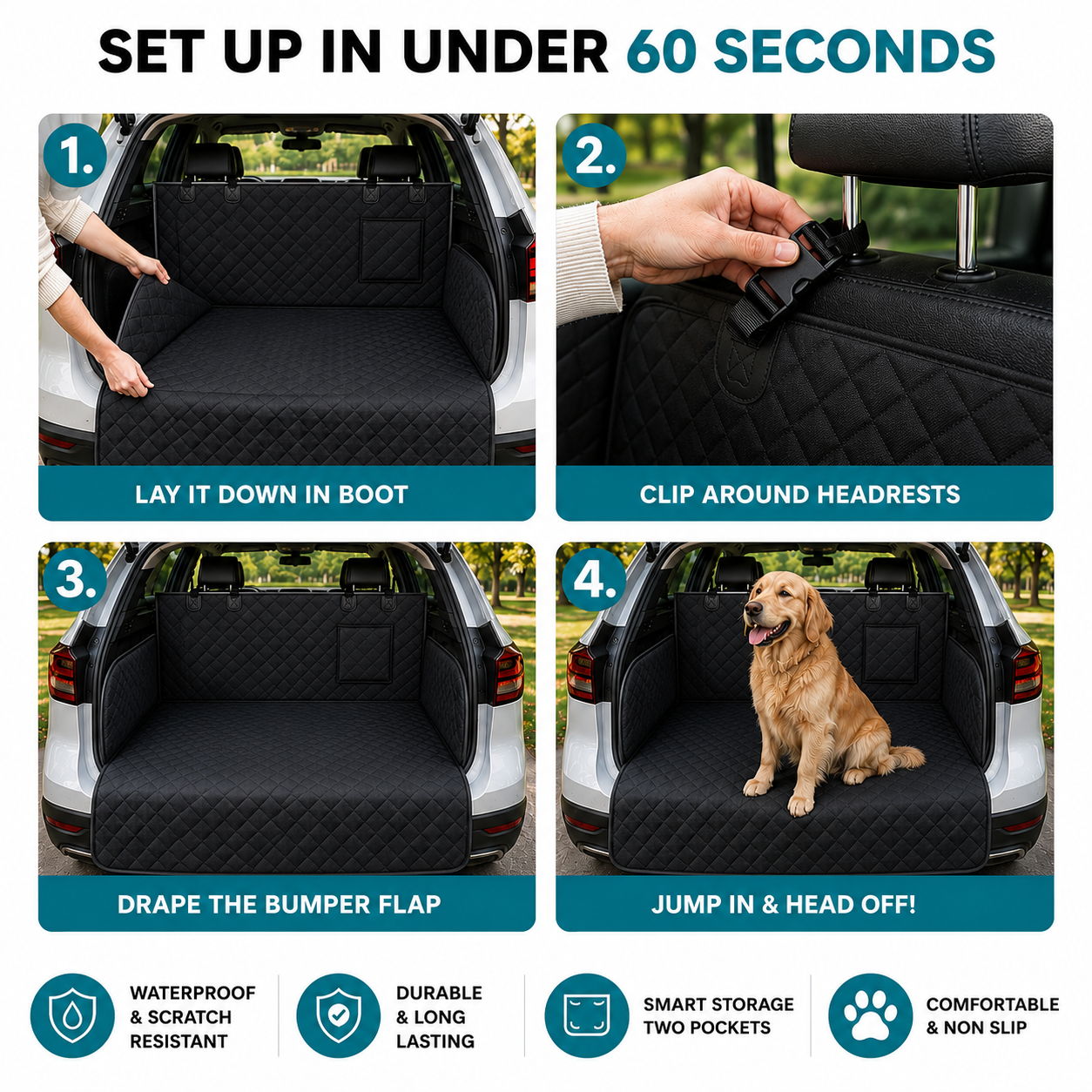 MrBarks Boot Seat Cover - 60% OFF