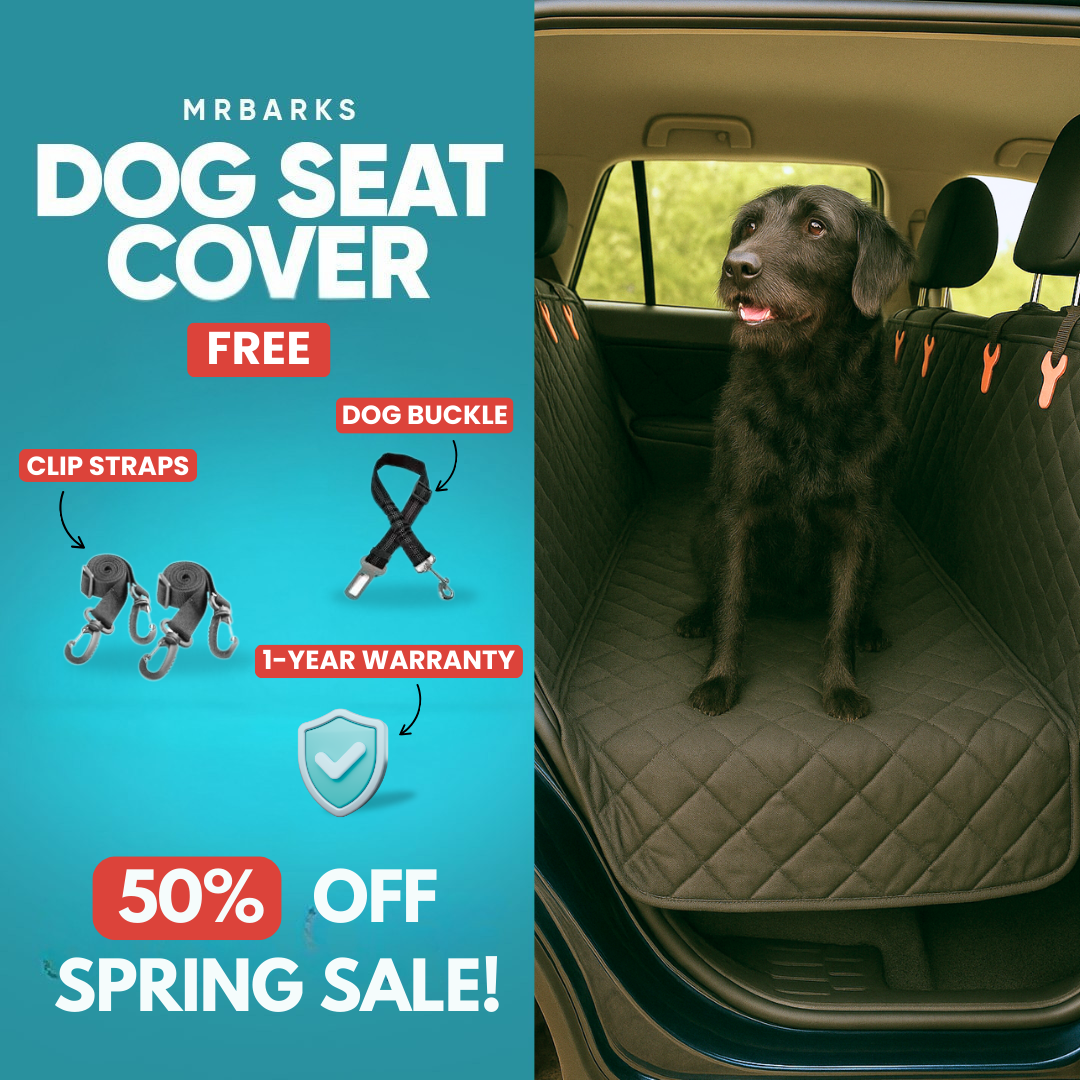 MrBarks Dog Seat Cover - 50% OFF