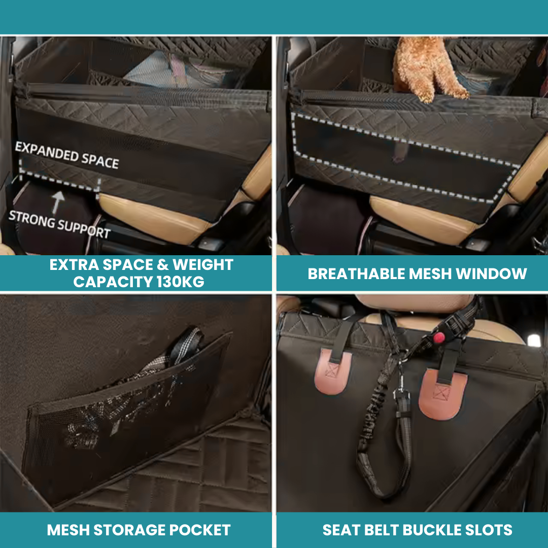 MrBarks Single Seat Dog Seat Cover - 60% OFF