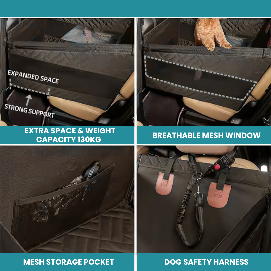 MrBarks Single Seat Dog Seat Cover - 60% OFF